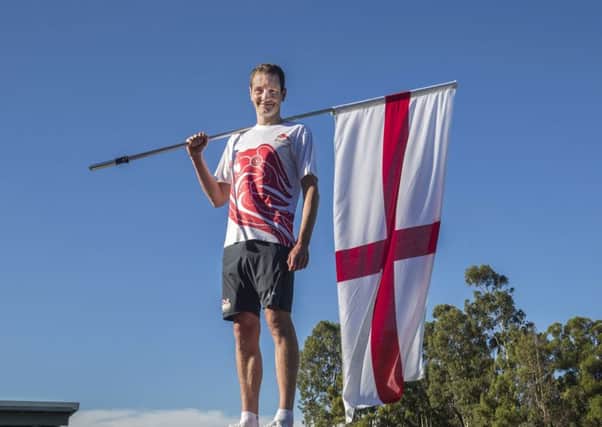 Proud: Alistair Brownlee is the flag-bearer for Team England.