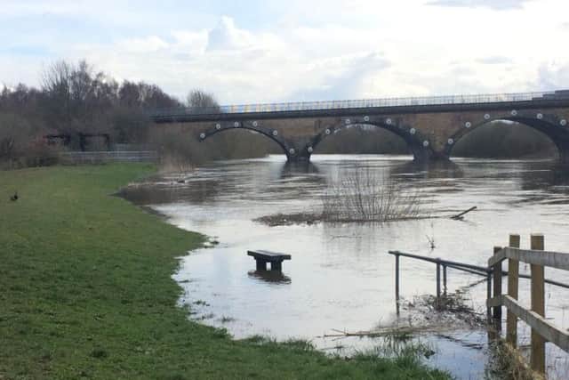 David Allison sent in this photo of flooding around Fairburn.