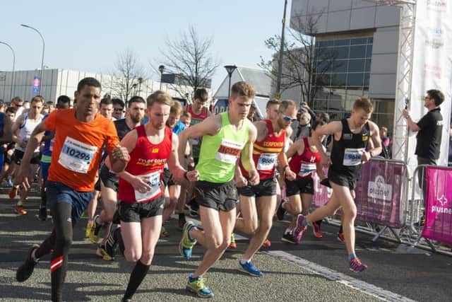 Runners at last year's half marathon event.