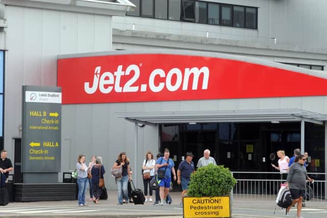 21 June 2017.......    Jet2.com at Leeds Bradford Airport. Picture Tony Johnson.