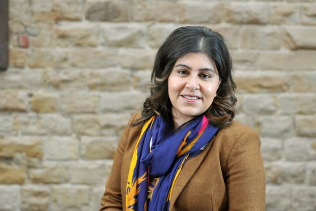 4 April 2018...... Baroness Sayeeda Warsi at her family's bed manufacturers in Ravensthorpoe near Dewsbury. Pictures: Tony Johnson.