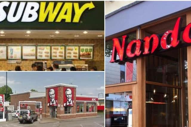 The restaurants serving Halal food at some chains