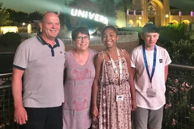 The Sutton family, who won a trip to Orlando with Ant and Dec's Saturday Night Takeaway, have heaped praise on Declan Donnelly for ensuring the show went ahead. Photo: PA