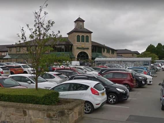 The attempted robbery took place at a cash machine outside Morrisons in Guiseley. Picture: Google