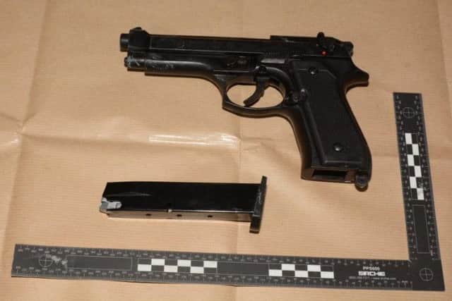 The gun used in the shooting was recovered from a garden in Back Hamilton Avenue, Chapeltown.