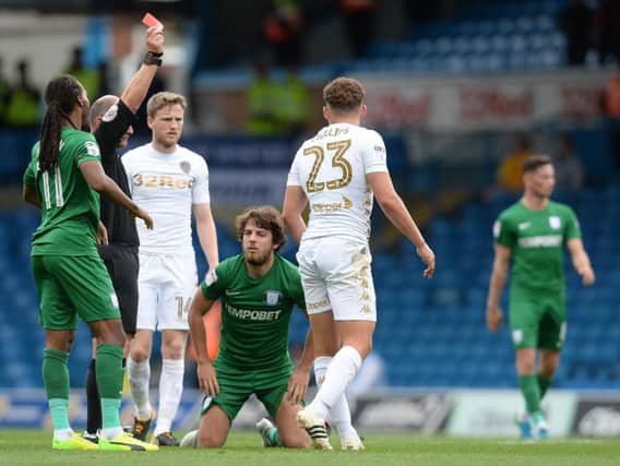 Ben Pearson has been a key player for Preston this season despite his sending off at Elland Road in August.
