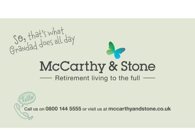 McCarthy and Stone is 'retirement living to the full'