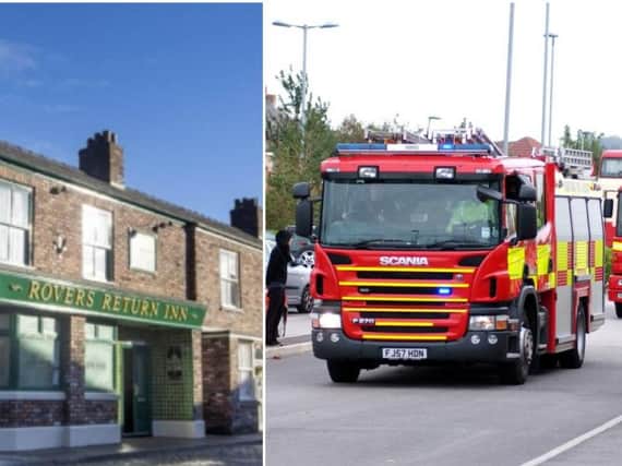 Coronation Street has been criticised by West Yorkshire Fire Service
