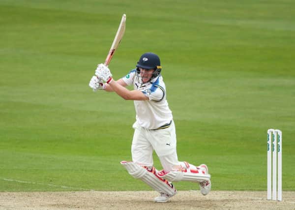 AND THEY'RE OFF: Yorkshire captain Gary Ballance leads his team again this season, starting against Essex at Headingley. Picture by Alex Whitehead/SWpix.com