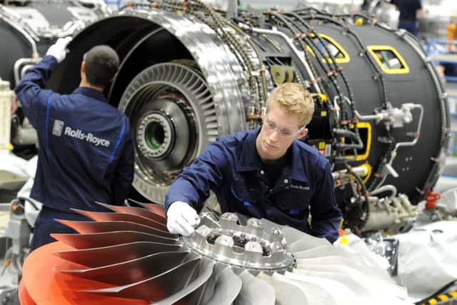Rolls Royce employs around 50,000 people