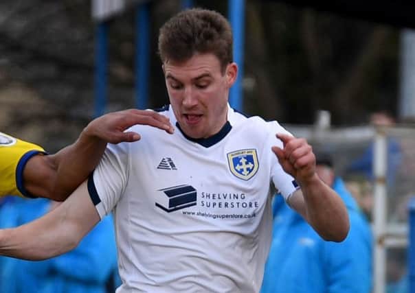 Guiseley's Dayle Southwell.