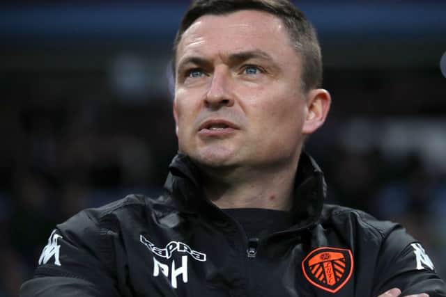 Leeds United manager Paul Heckingbottom. PIC: Nick Potts/PA Wire