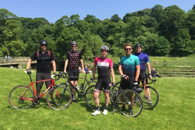 Charity challenge: Employees at Engage Interactive have been running, swimming, hiking, rowing and cycling for charities.