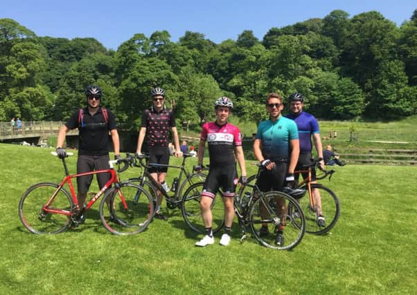 Charity challenge: Employees at Engage Interactive have been running, swimming, hiking, rowing and cycling for charities.