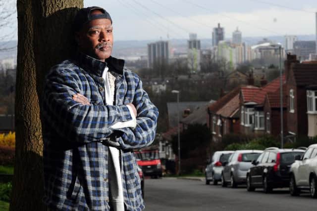 Joseph Bravo pictured at his home at Roxholme Grove, Leeds..17th April 2018 ..Picture by Simon Hulme