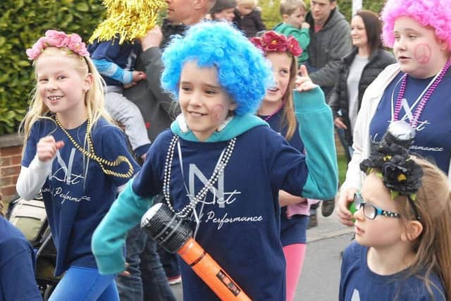 Last year's parade at the Bilton Gala.