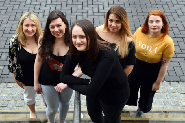 SUPPORT: NESS members Amanda Ward, Melissa Porter, Keisha Meek, Stephanie Jordon and Rosa Nolan-Warren.