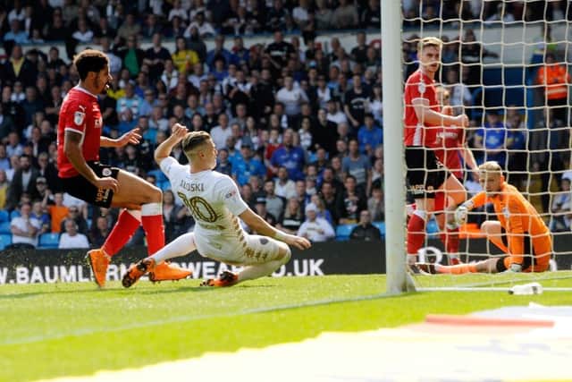 Leeds United goalscorer, Gjanni Alioski. PIC: Simon Hulme