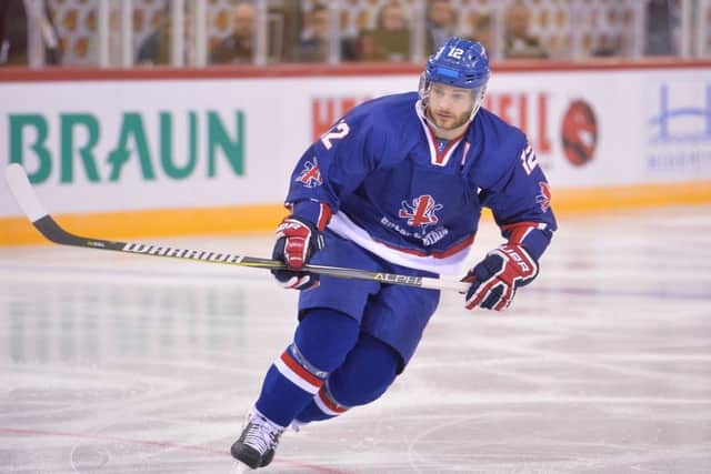 SPECIAL PERFORMANCE: GB forward Rob Dowd in Budapest against Slovenia. Picture: Dean Woolley.