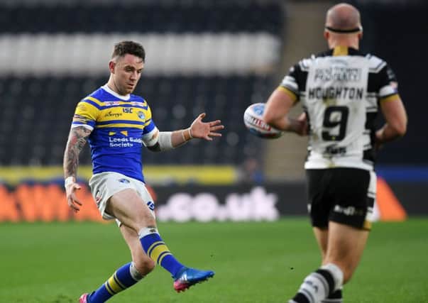 Richie Myler in action against Hull FC.
