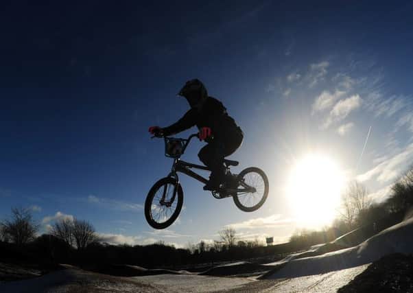 Opening of Phase one Cycling Hub at Middleton Park, Leeds.Martin Ogden is pictured.1st December 2017 ..Picture by Simon Hulme