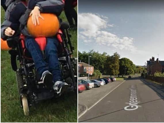 The stolen wheelchair. Photo: West Yorkshire Police