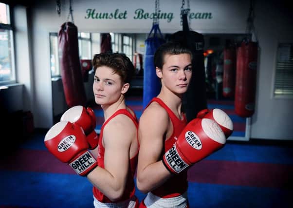 Leeds boxing brothers Ellis and Hope Price of Hunslet Club