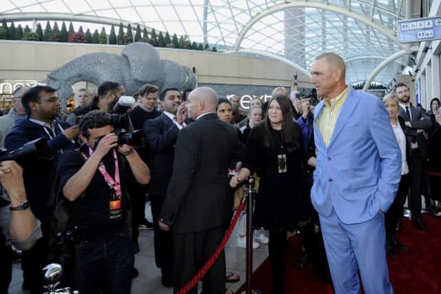 Red carpet premiere of Do You Want To Win, at the Everyman Cinema, Trinty Leeds..Vinnie Jones arrives at the premiere24th April 2017 ..Picture by Simon Hulme