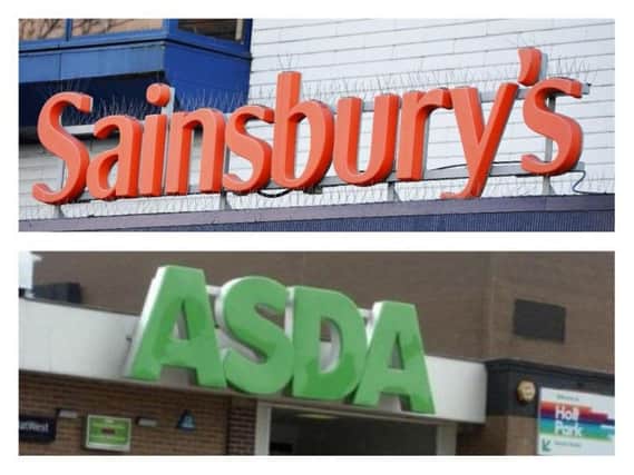 Sainsbury's and Asda could merge.