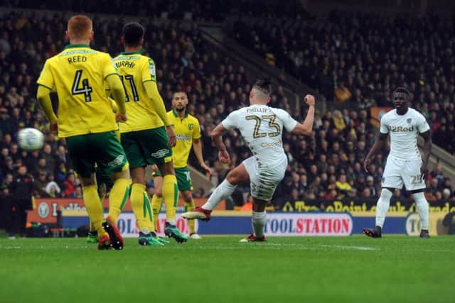 Fans gave Kalvin Phillips credit for a classy goal against Norwich. PIC: Tony Johnson
