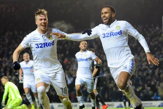 Former Leeds United 'dream team' Pontus Jansson and Kyle Bartley could be reunited next season. PIC: Simon Hulme