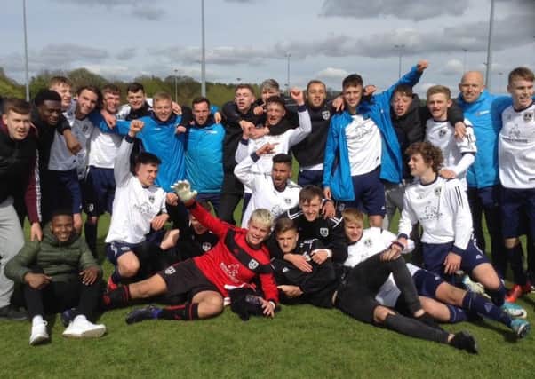 National Youth League Division J champions, Guiseley.