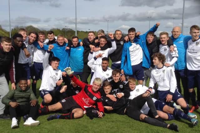 National Youth League Division J champions, Guiseley.