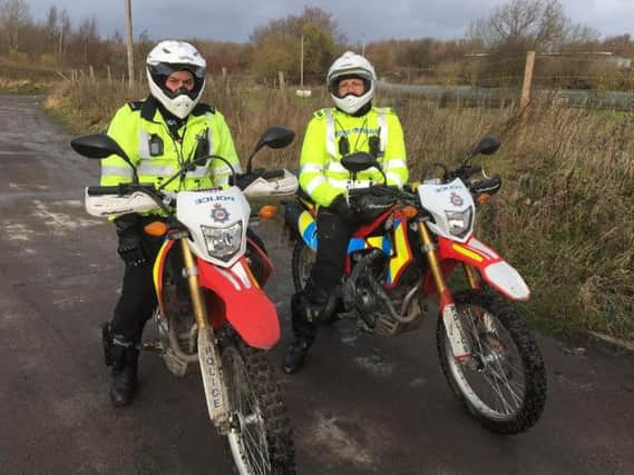 Off road cops have seized seven bikes in four weeks
