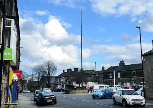 Following the completion of installation work, the maypole will be officially welcomed back to a historic Manchester Square in Otley.
25th March 2015.
Picture Jonathan Gawthorpe.