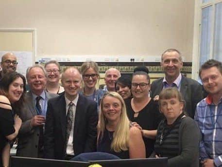 The Leeds City Council elections team with the Returning Officer (Tom Riordan) taken after the General Election count in 2017.
(L-R) Nabbeal Hussain, Rachael Cotton, Tony Meek, Claire Denton, Tom Riordan, Susanna Benton, Sue Wolfe, Damian Kearney, Ange Smith, Kim Fitzpatrick, John Beevor, Cassie Barraclough and Kamil Kulig.