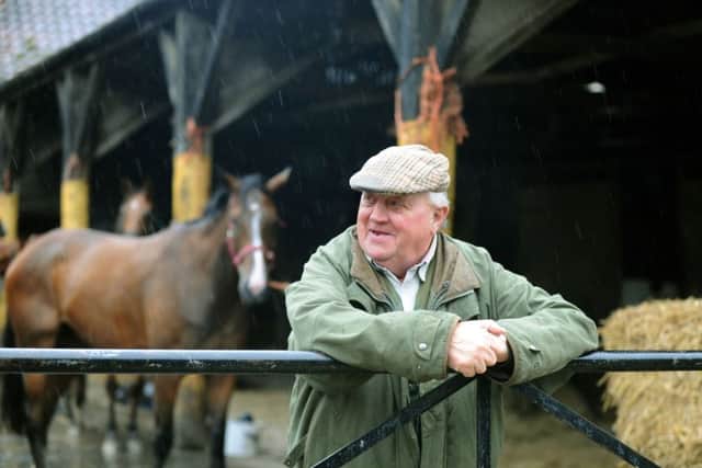 Trainer Mick Easterby at his yard near Sheriff Hutton. PIC: Gary Longbottom