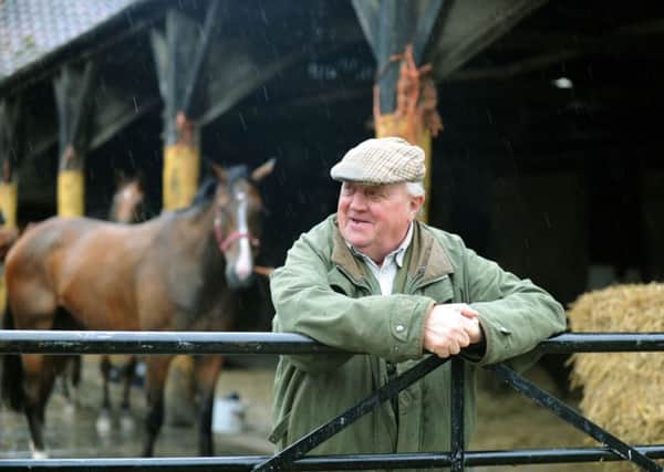 Trainer Mick Easterby at his yard near Sheriff Hutton. PIC: Gary Longbottom