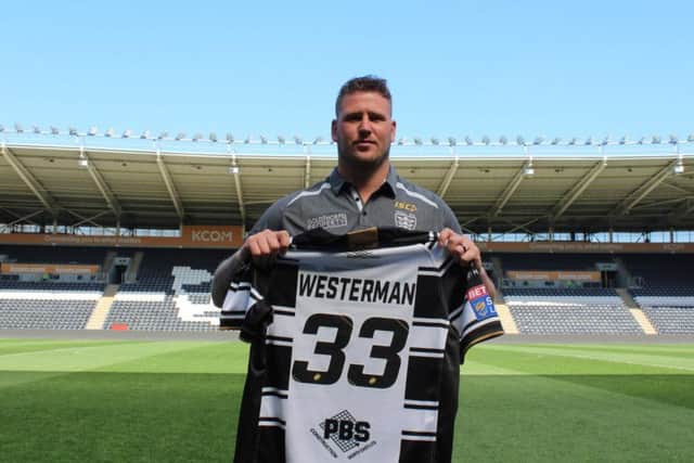 Joe Westerman on his return to Hull FC last month