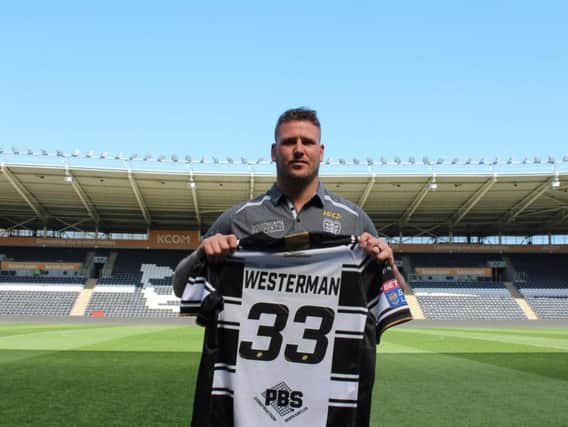 Joe Westerman on his return to Hull FC last month