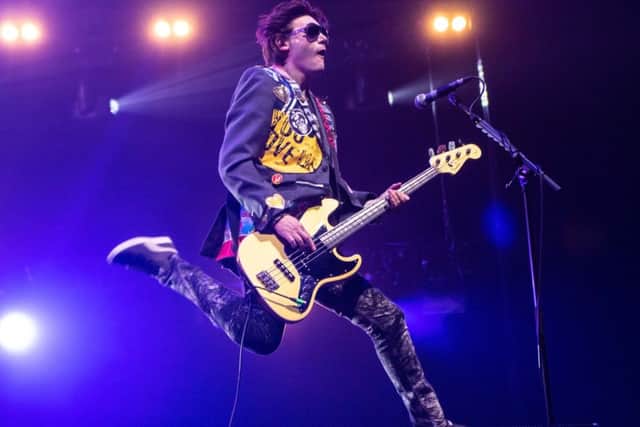 Nicky Wire of Manic Street Preachers at First Direct Arena, Leeds. Picture: Anthony Longstaff