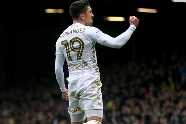 'Pablo 19': 
Leeds United's Pablo Hernandez celebrates his goall against Sunderland. (
Picture: Jonathan Gawthorpe)