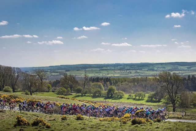 Riders on Barden Moor during day three of the Tour de Yorkshire from Richmond to Scarborough. The sun has been shining across the county this week and there is more to come on Sunday and Monday. Picture: Danny Lawson/PA Wire