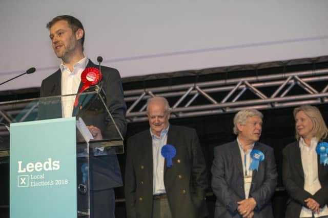 Coun Peter Carlill, left.
