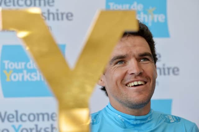 Just champion: Greg Van Avermaet  after winning  the Tour de Yorkshire.
  Picture: Bruce Rollinson