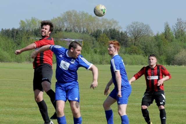Headline acts from the Yorkshire Amateur League Division 5 encounter between Rothwell Reserves and Leeds City IV. PIC: Steve Riding