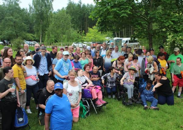 A sponsored walk held as part of last year's Leeds Learning Disability Week.