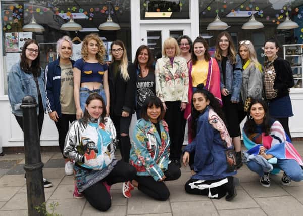 TOP MARKS: The clothes are showcased at the Martin House shop in Headingley. PIC: Jonathan Gawthorpe