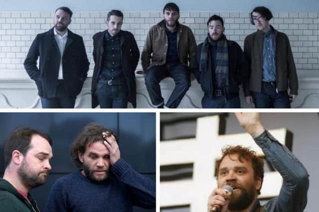 Police say a body has been found in the search for Frightened Rabbit singer Scott Hutchison. On Thursday, Mr Hutchison's brothers, Grant and Neil (pictured bottom left), had said they were "distraught" about his disappearance and appealed for him to get in touch.