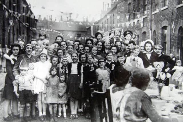 A street party in Kirkstall, Leeds
VE Day (May 8, 1945)